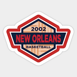 New Orleans Pelicans Basketball Sticker